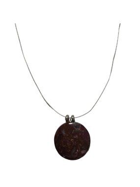 Red Jasper Pendant Necklace Healing Stone Spiritual Fashion Jewelry Women